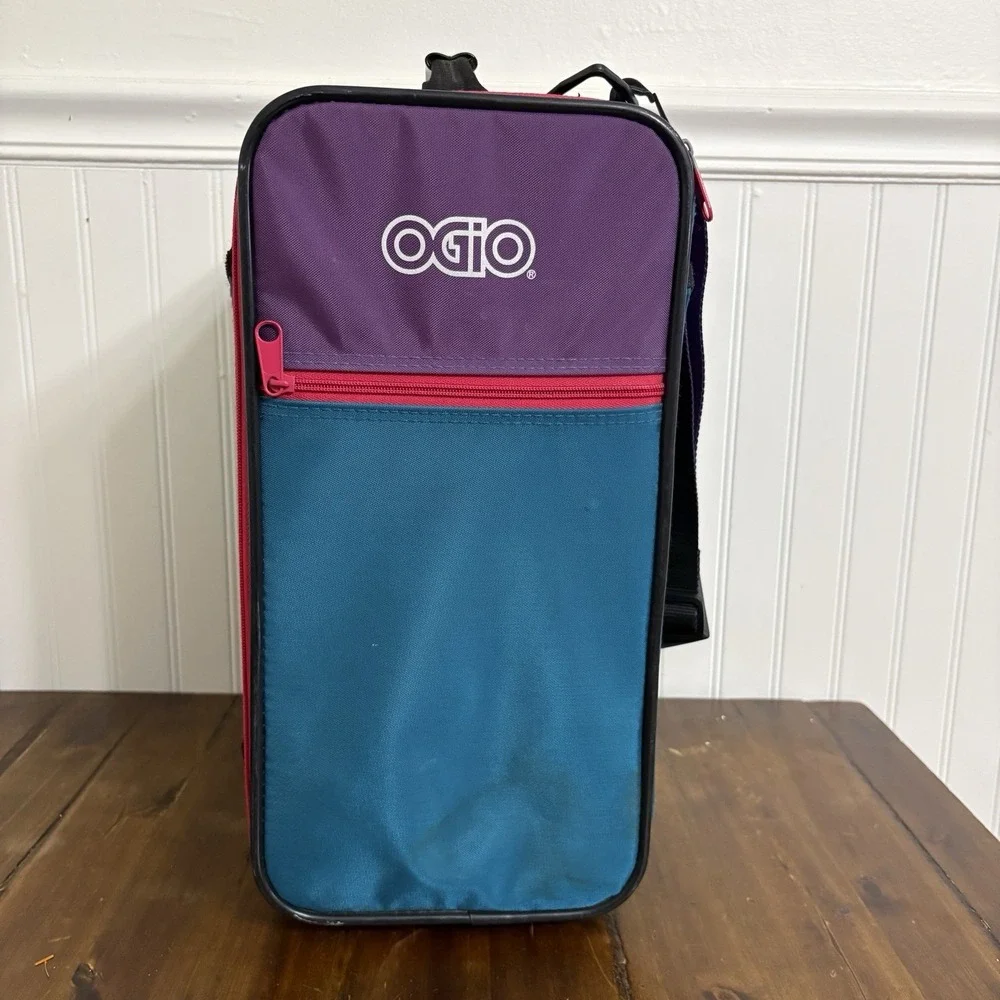 Vintage OGIO Original X2 Locker Bag Travel 90s Hard Body Shelf  Pockets Hold-All