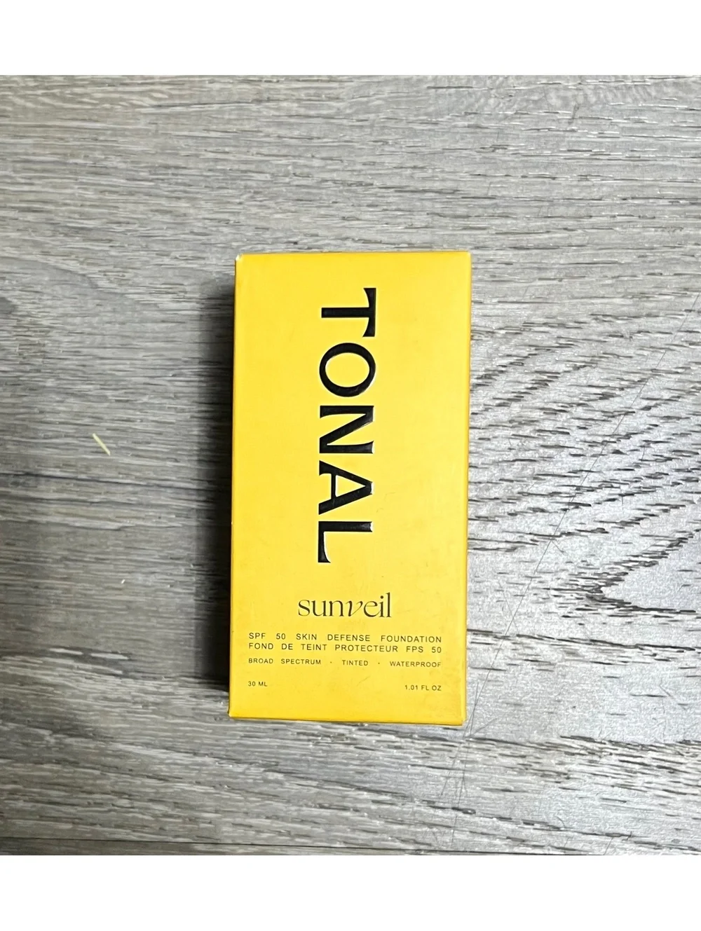Tonal Sunveil SPF 50 Skin Defense Foundation Waterproof Shell Shade