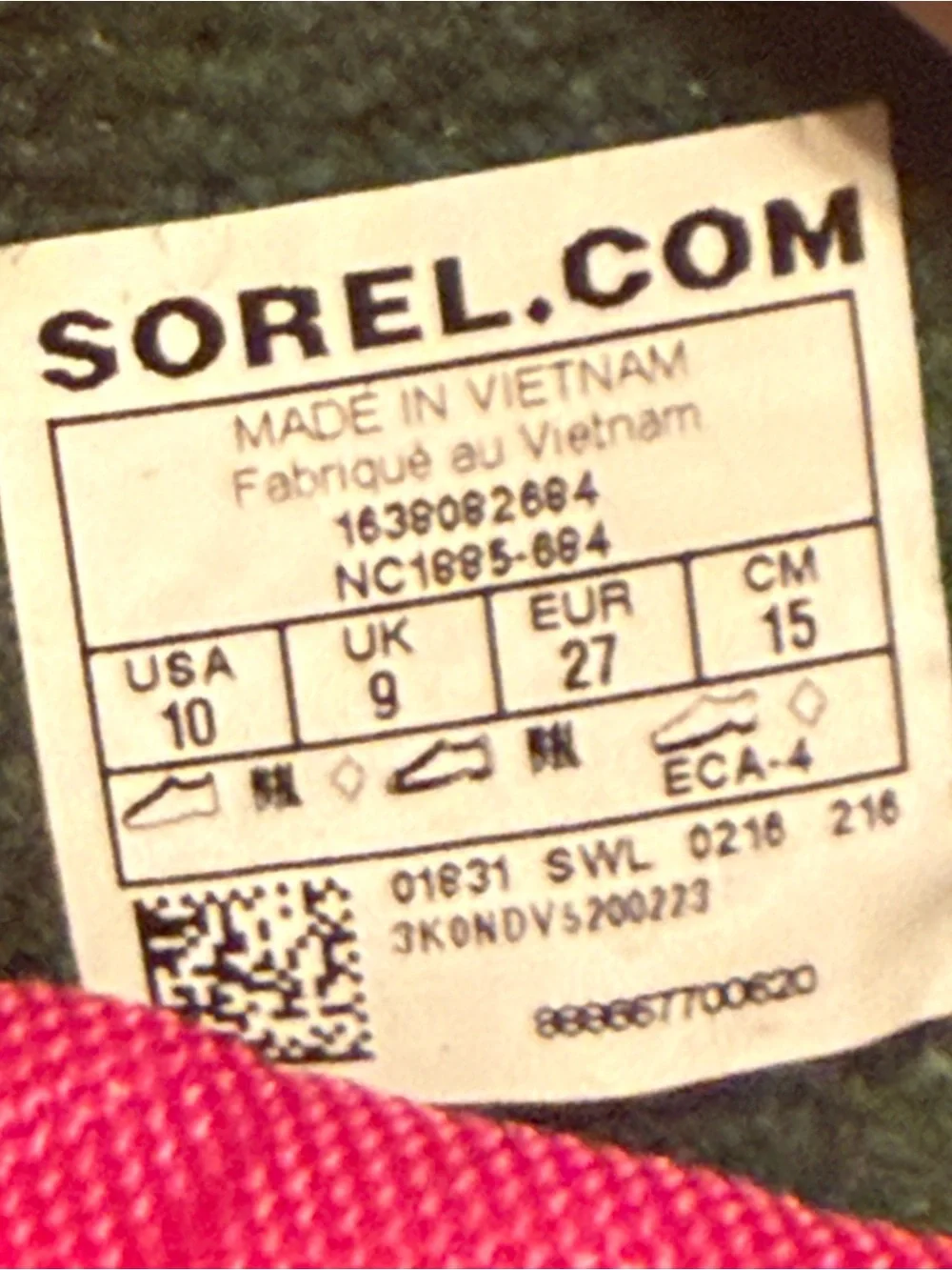Sorel Kids Hot Pink and Light Pink Snow Boots