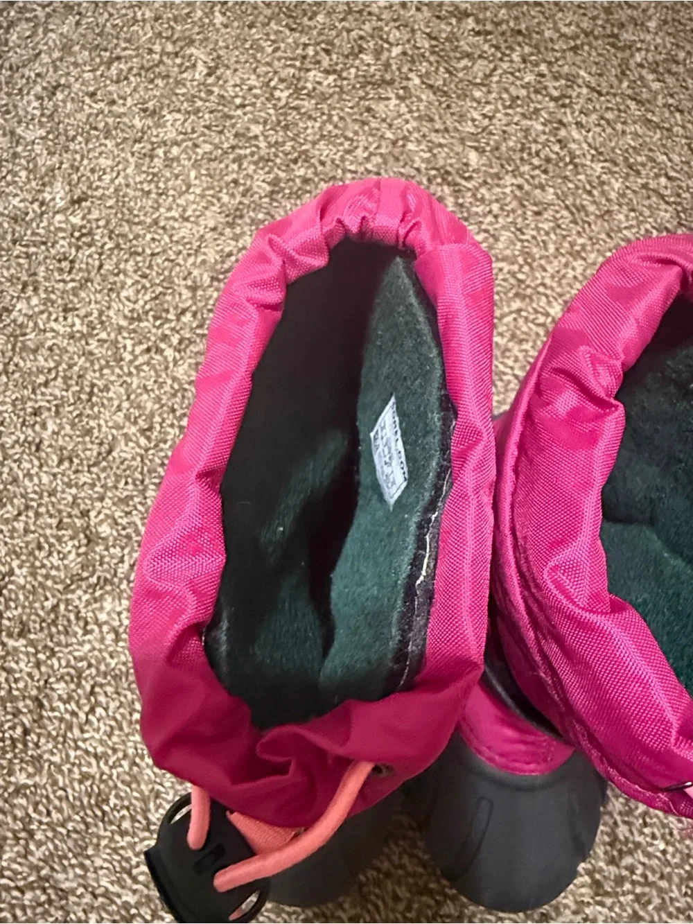 Sorel Kids Hot Pink and Light Pink Snow Boots