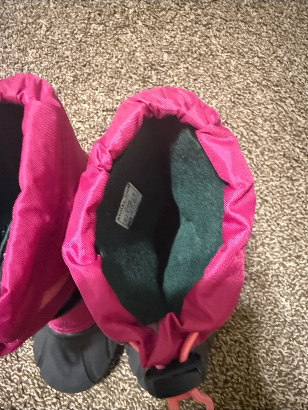 Sorel Kids Hot Pink and Light Pink Snow Boots