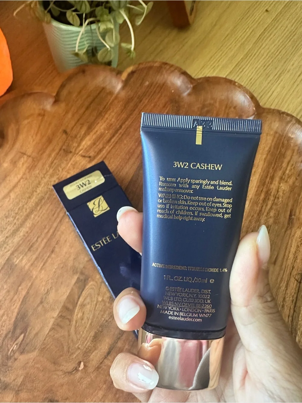 3W2 Estée Lauder Double Wear Maximum Cover - Shade Cashew