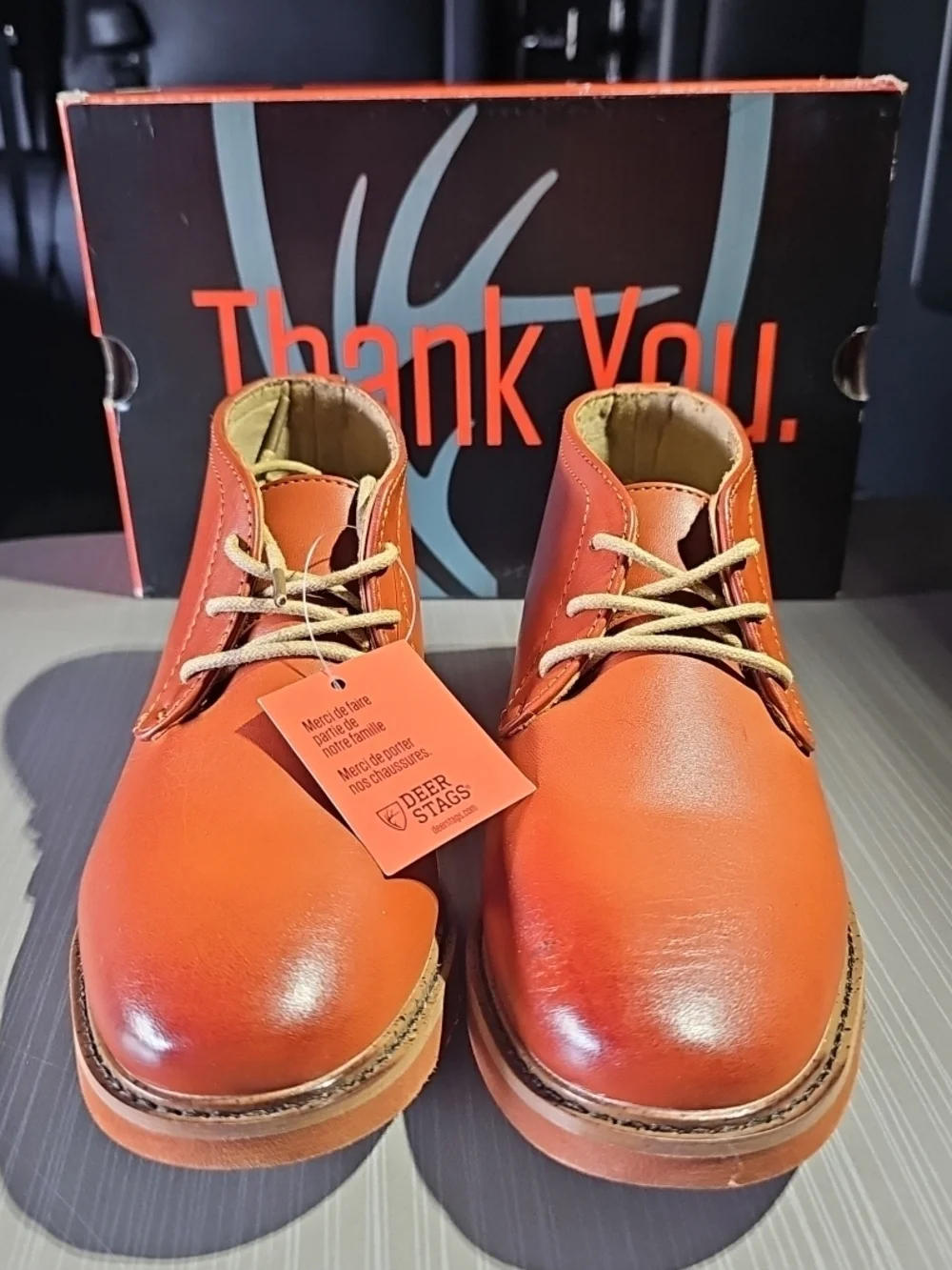 Deer Stags leather brown