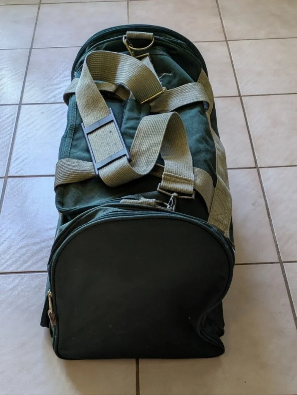 Rain Bird Gemline Green Travel Duffel Luggage Bag