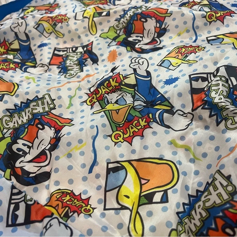 Disney parks Hong Kong bag Donald Duck blue white multicolor lightweight duffle