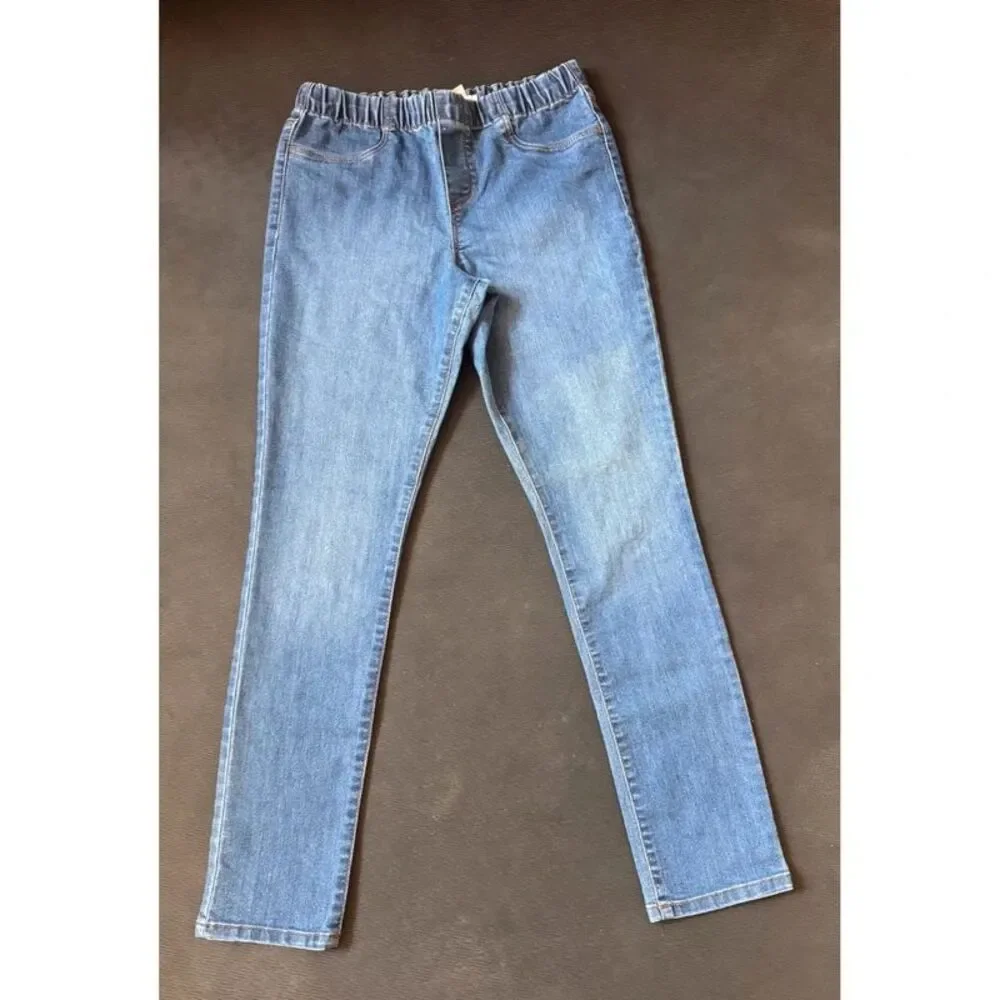 Oshkosh B’gosh Girls Pull On Denim Jeggings Medium Wash Blue Size 14