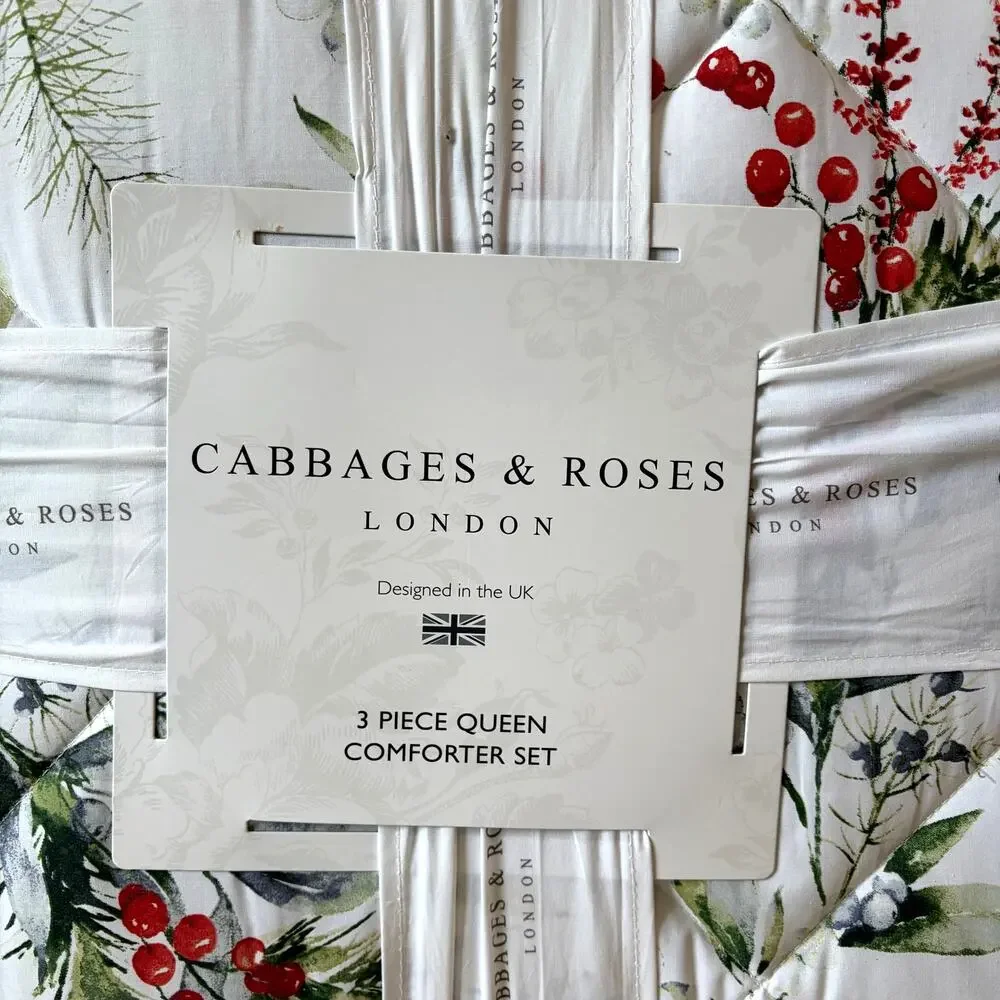 Cabbages & Roses 3pc cabbages