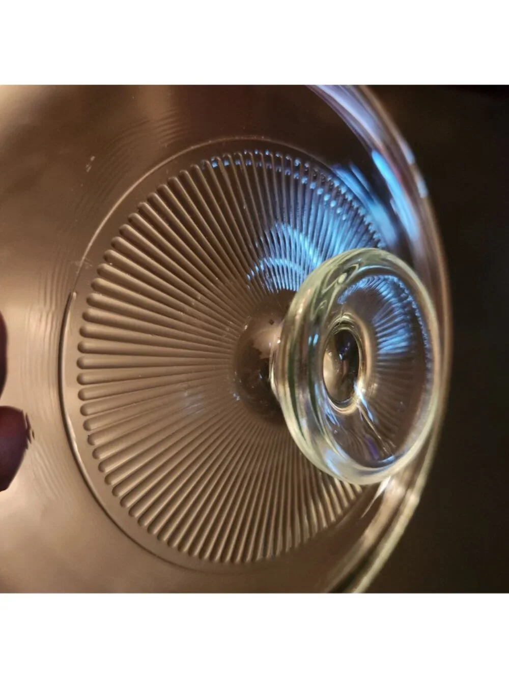 Pyrex round ribbed