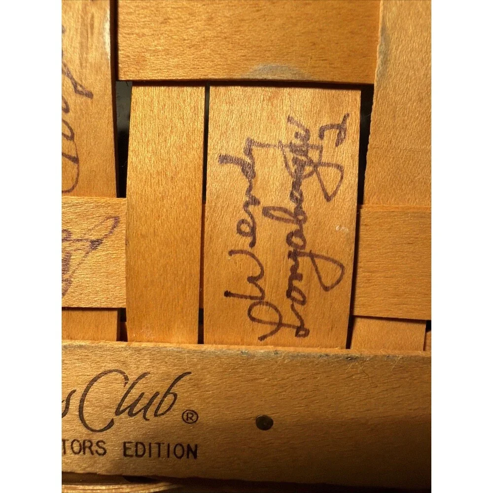 Longaberger signed by