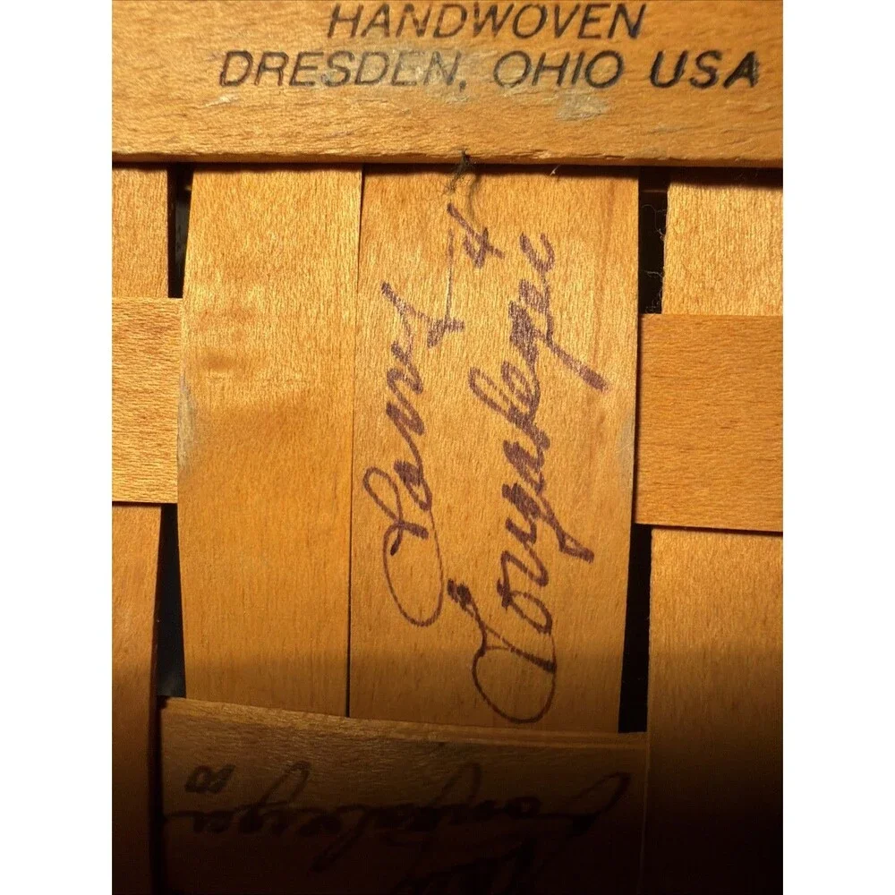 Longaberger signed by