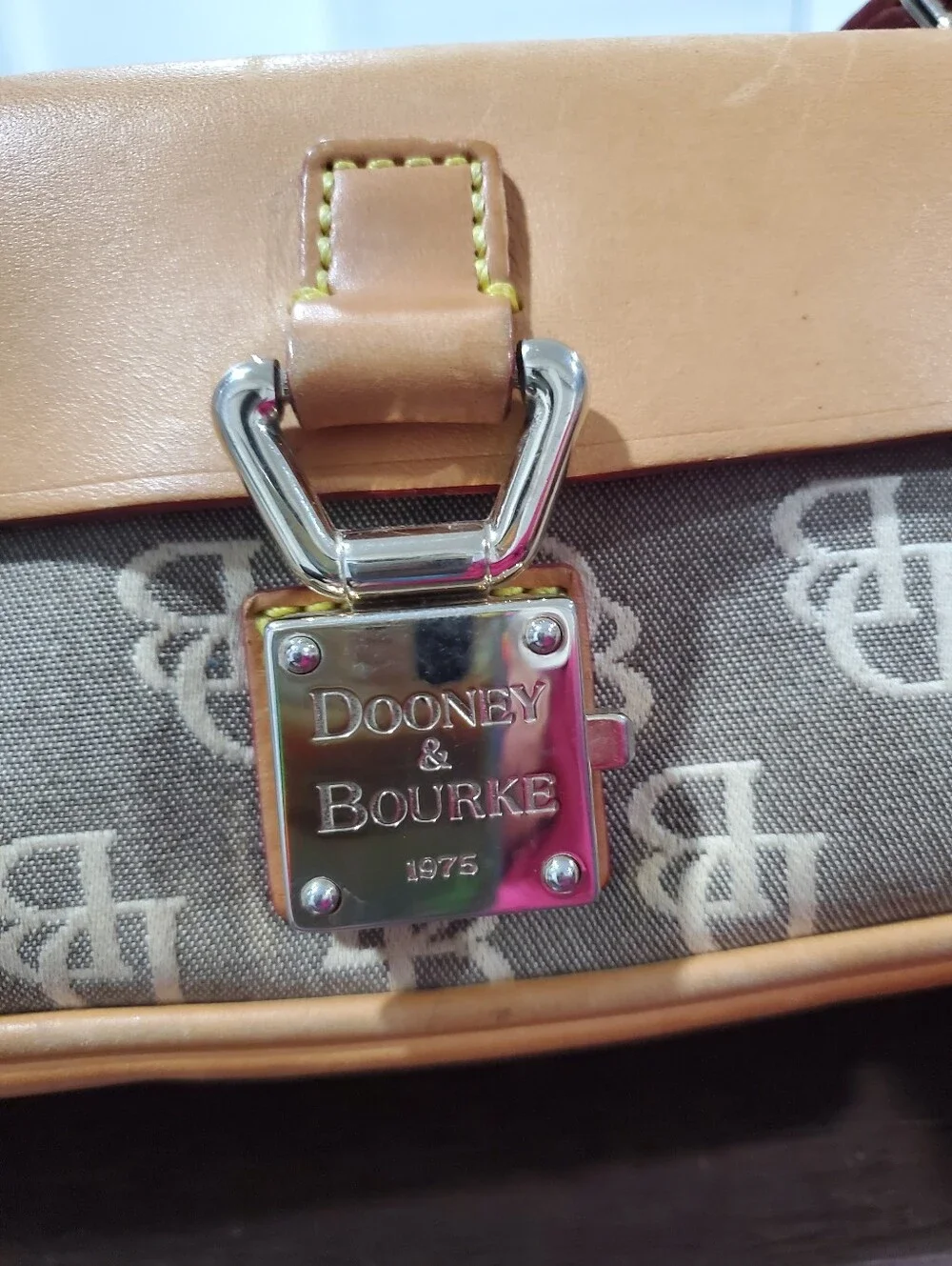 Dooney & Bourke tan look bourke