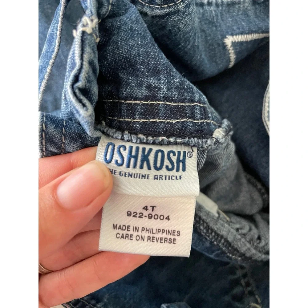 vinatge Girls 4t Oshkosh denim skirtall Overall‎ Dress