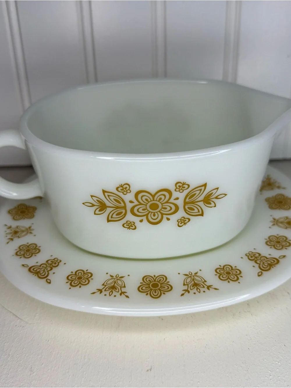 Pyrex butterfly gold
