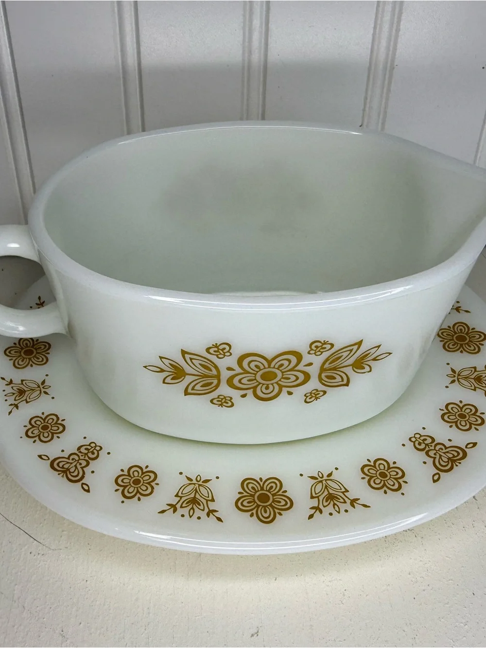 Pyrex butterfly gold