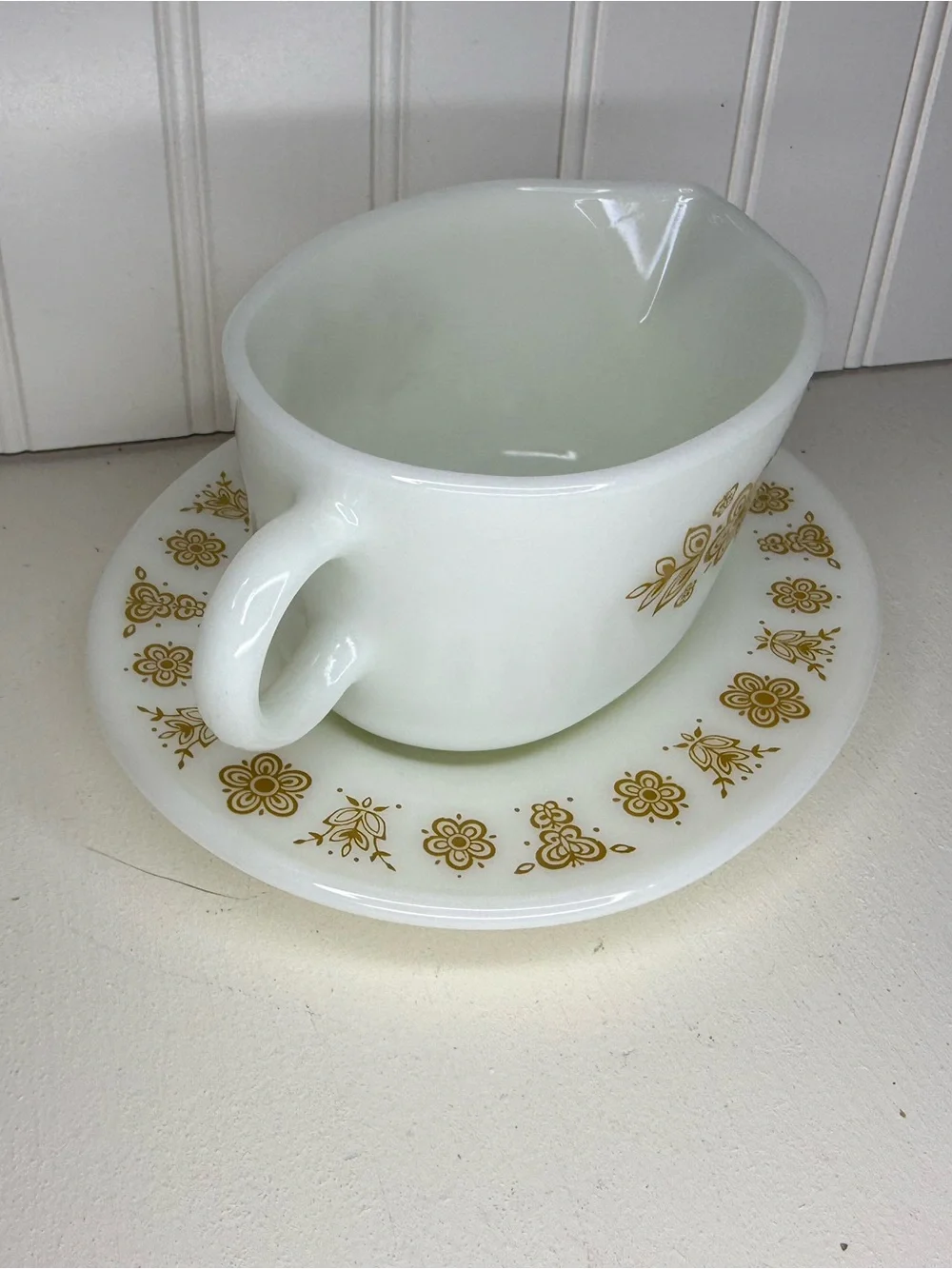 Pyrex butterfly gold