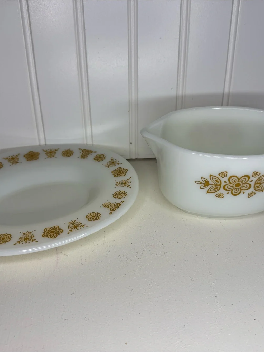 Pyrex butterfly gold
