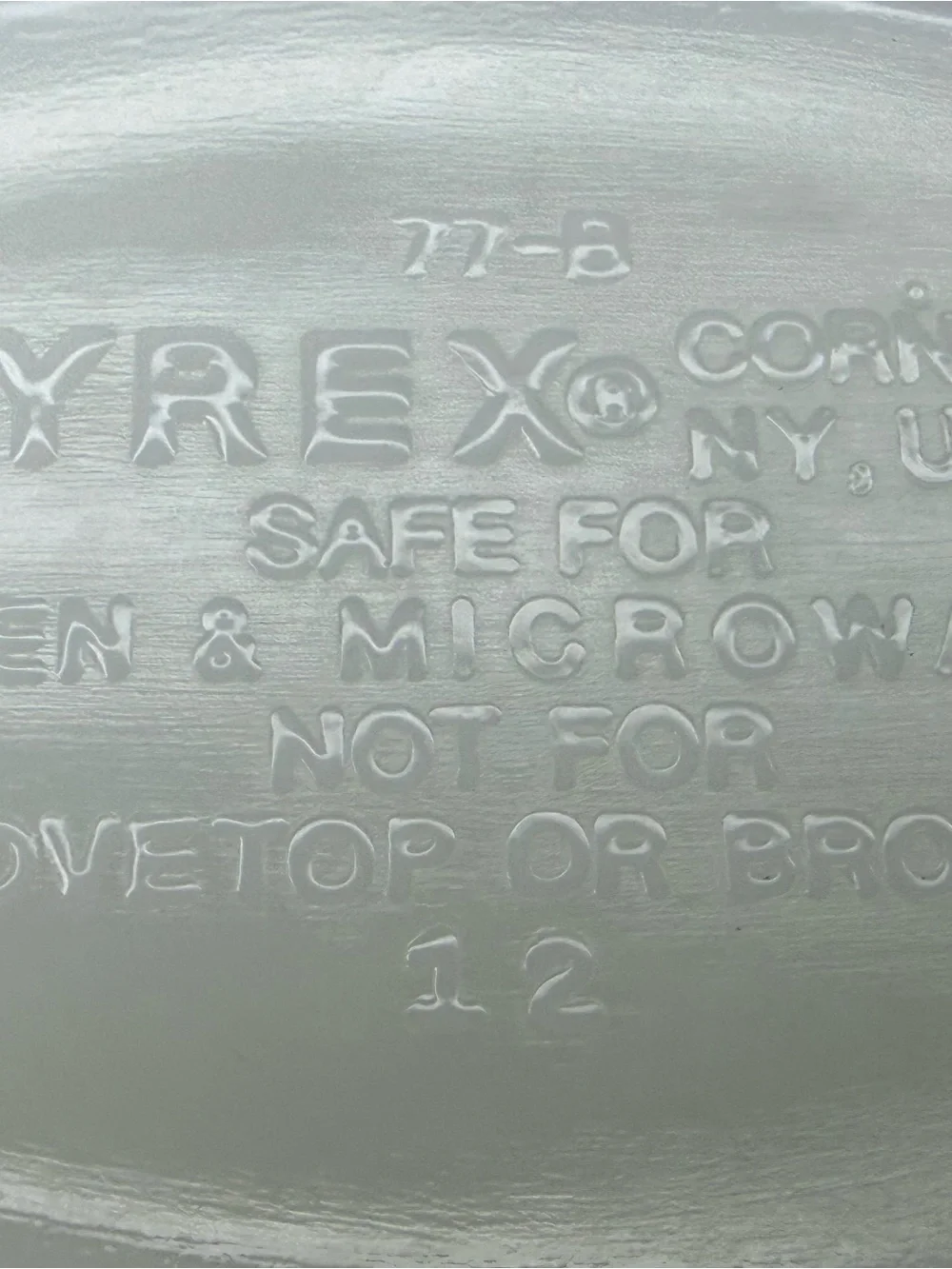 Pyrex butterfly gold