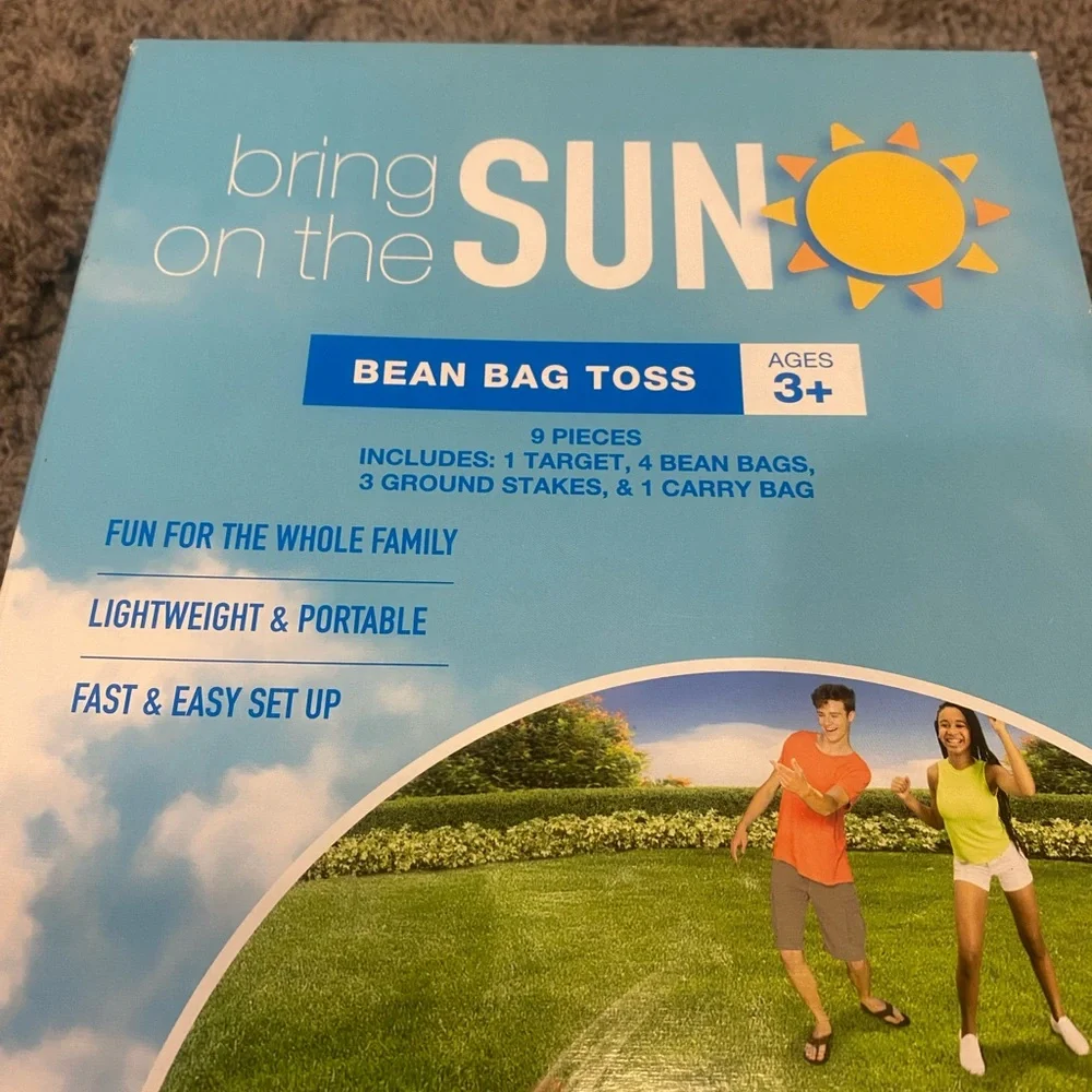 Bean Bag Toss Game - Blue