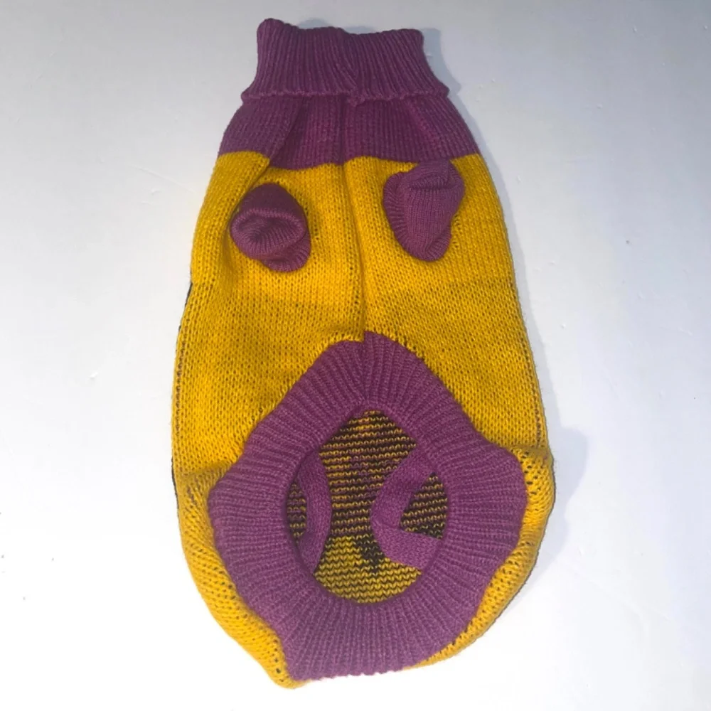 NWOT Dog/Cat Halloween Sweaters Cat Pumpkin Turtleneck Knitwear Size Large