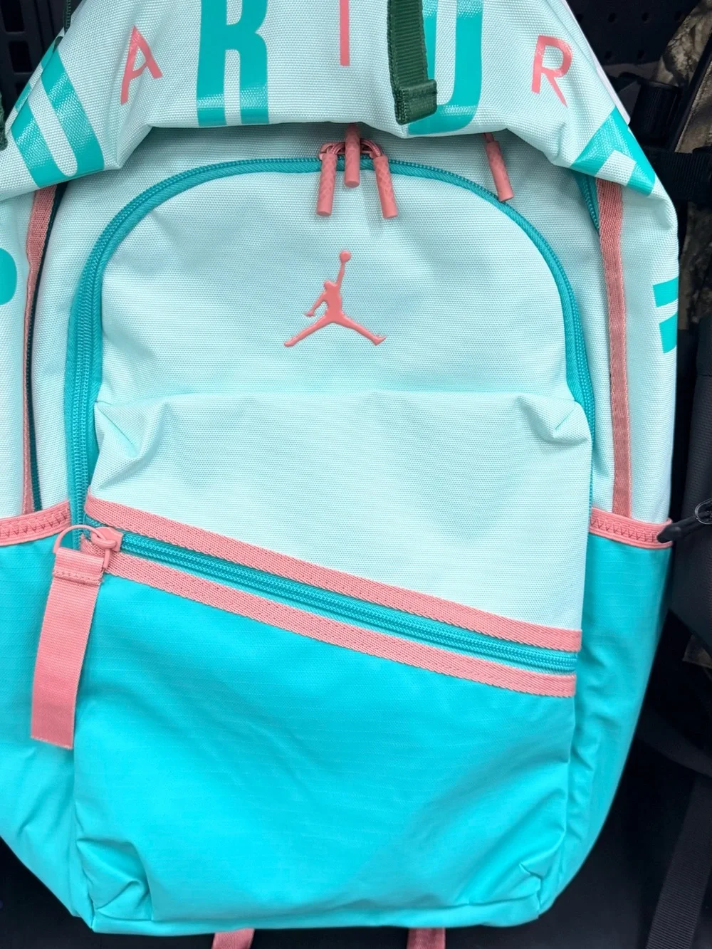 Jordan Large Size ' Mint & PeachBackpack
