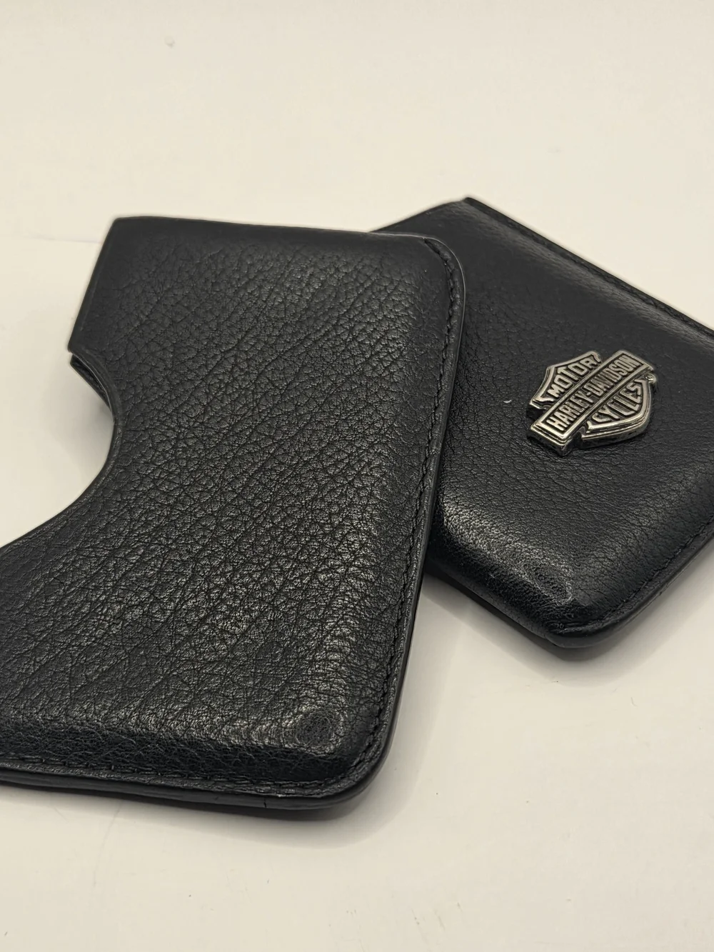 Harley-Davidson Men's Bar & Shield Pebble Card Case Wallet