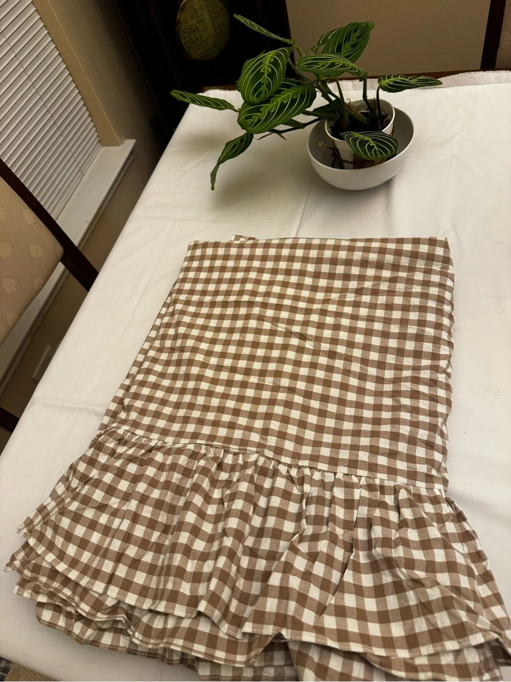 Table cloth taupe 102x60
