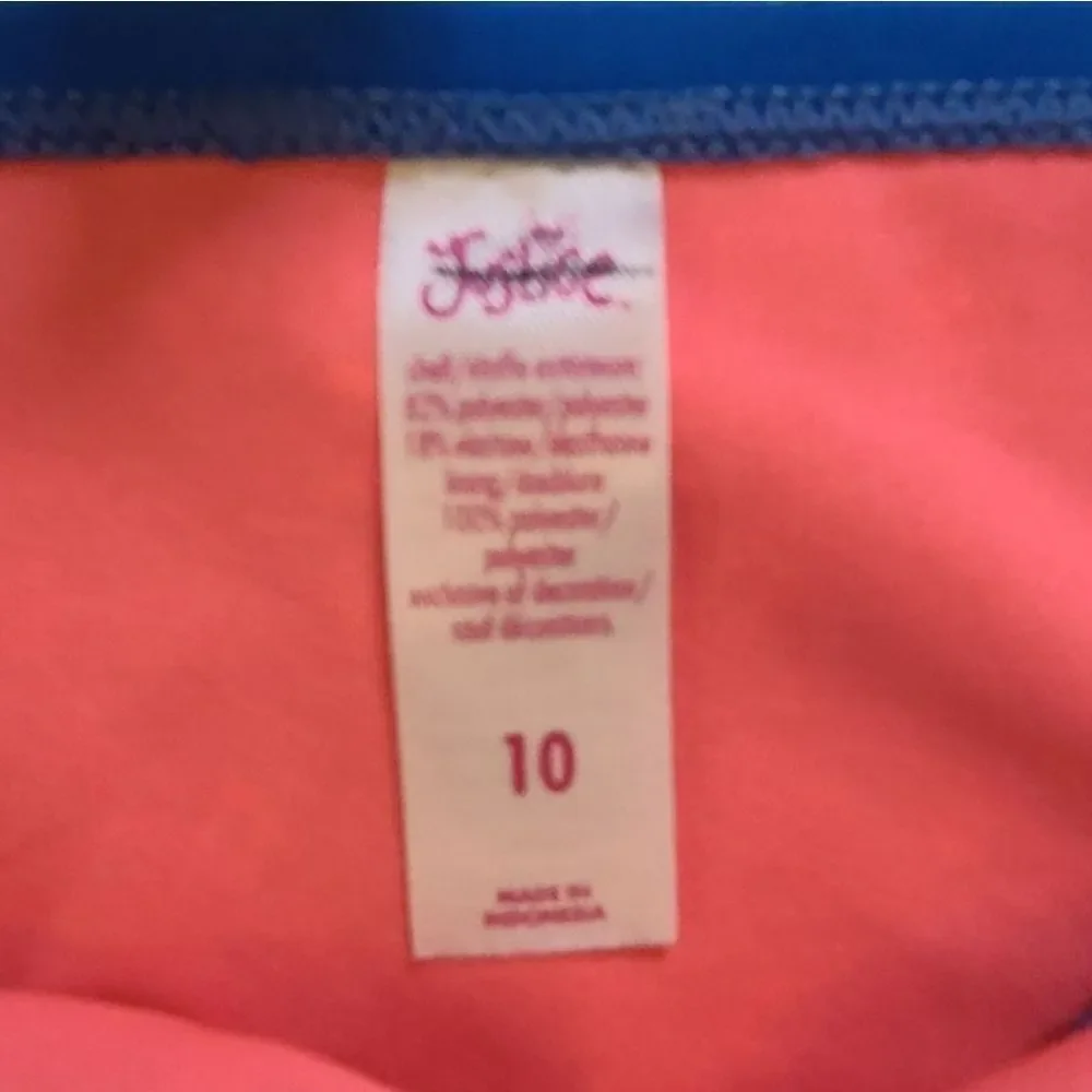 Justice pc tankini