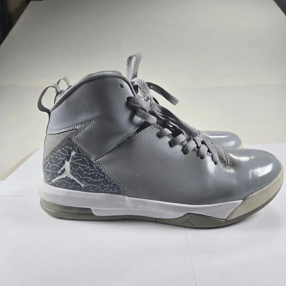 Nike Air Jordan Imminet Gray White Off Court‎ Shoes Men's Size 9.5