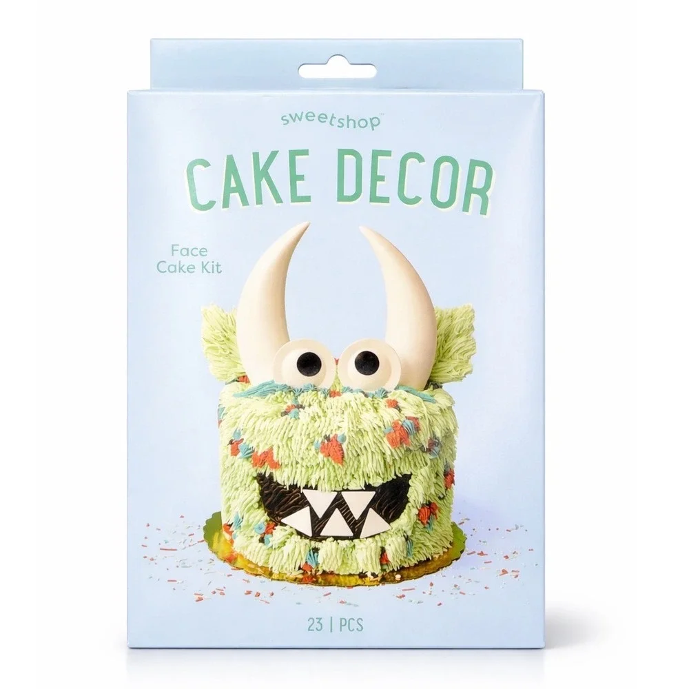 Sweetshop Cake Decor 23pc Kids Birthday Cake Decorating Kit Reusable‎ Party Set