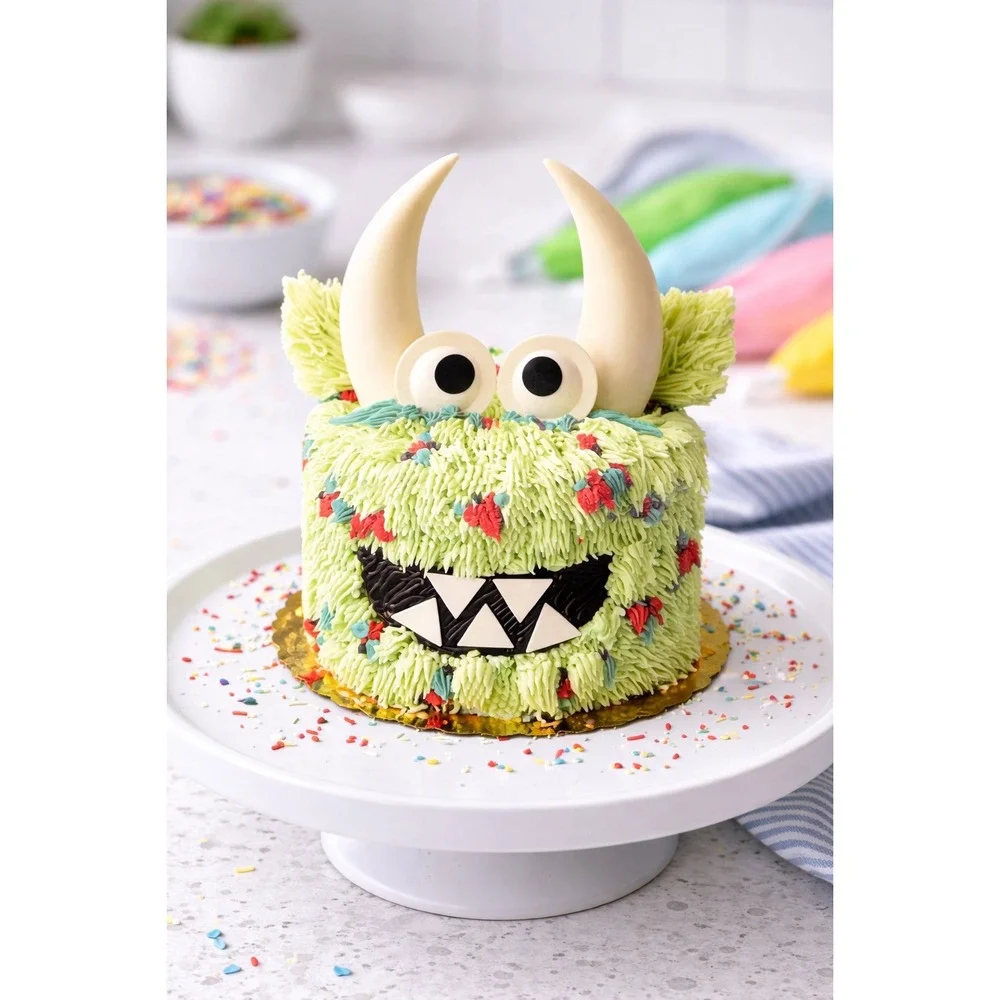 Sweetshop Cake Decor 23pc Kids Birthday Cake Decorating Kit Reusable‎ Party Set