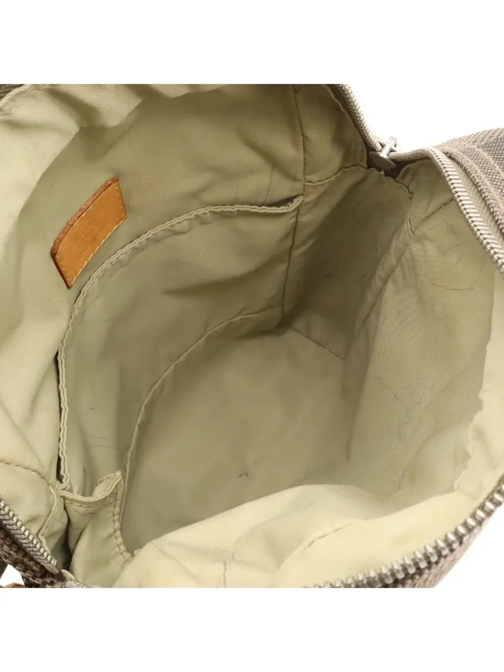 Louis Vuitton Damier Geant Shoulder Bag Crossbody Citadin Canvas Khaki