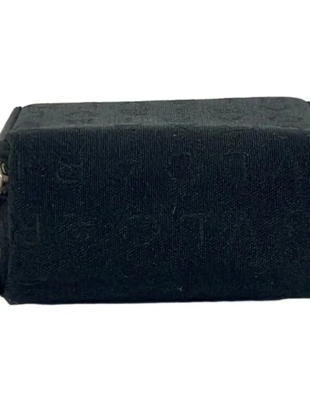 BVLGARI Logo Mania Black Jacquard Pouch