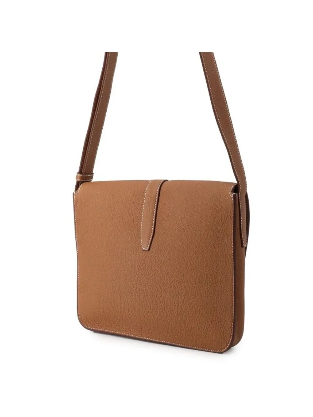 Hermes Shoulder Bag Steve Wright Junior Gold Silver Togo