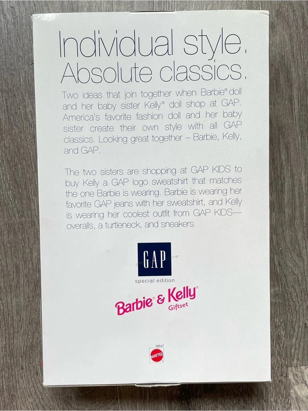GAP branded dolls