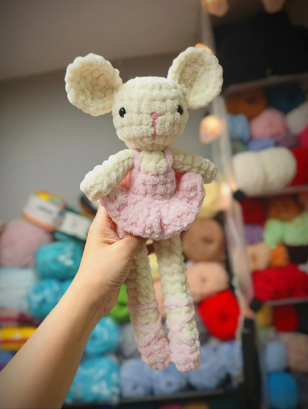 Angelina Ballerina crochet Plushie