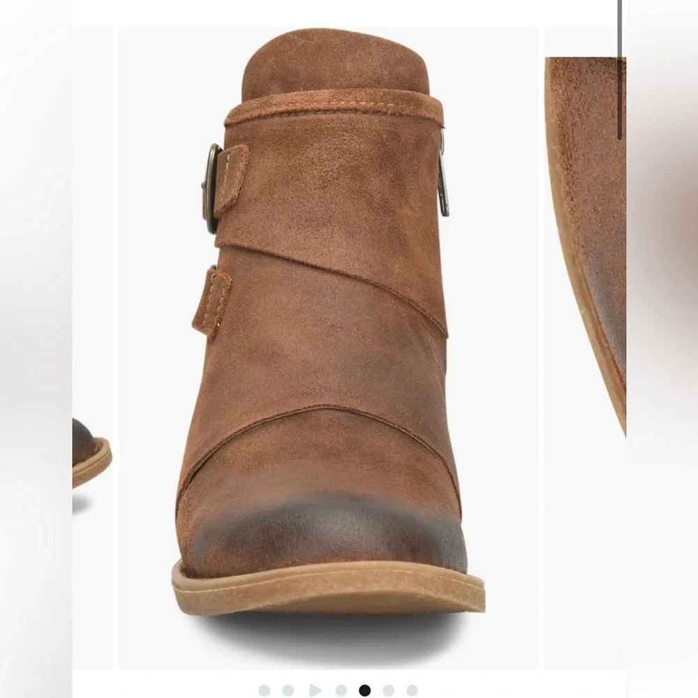 Born Moraga Brown Bootie Ankle Boots
