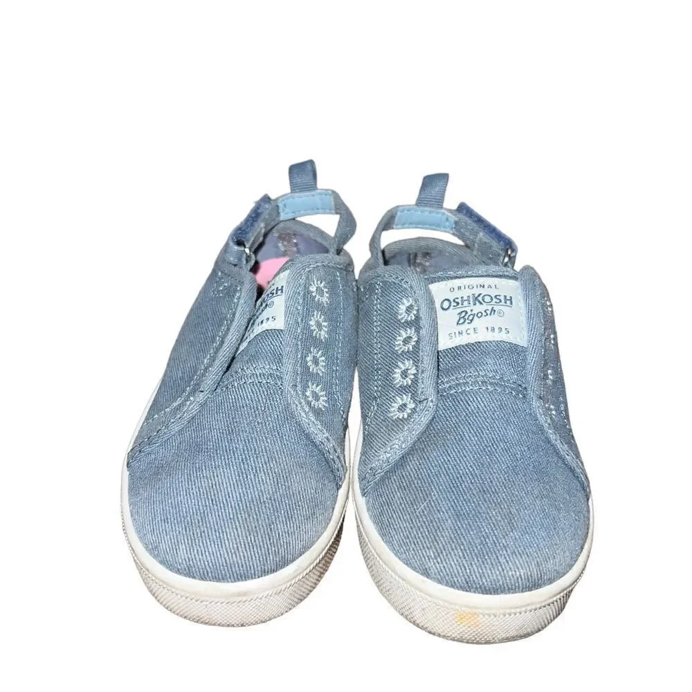 ‎OshKosh B’Gosh grey sneaker style sandals girl’s size 8M