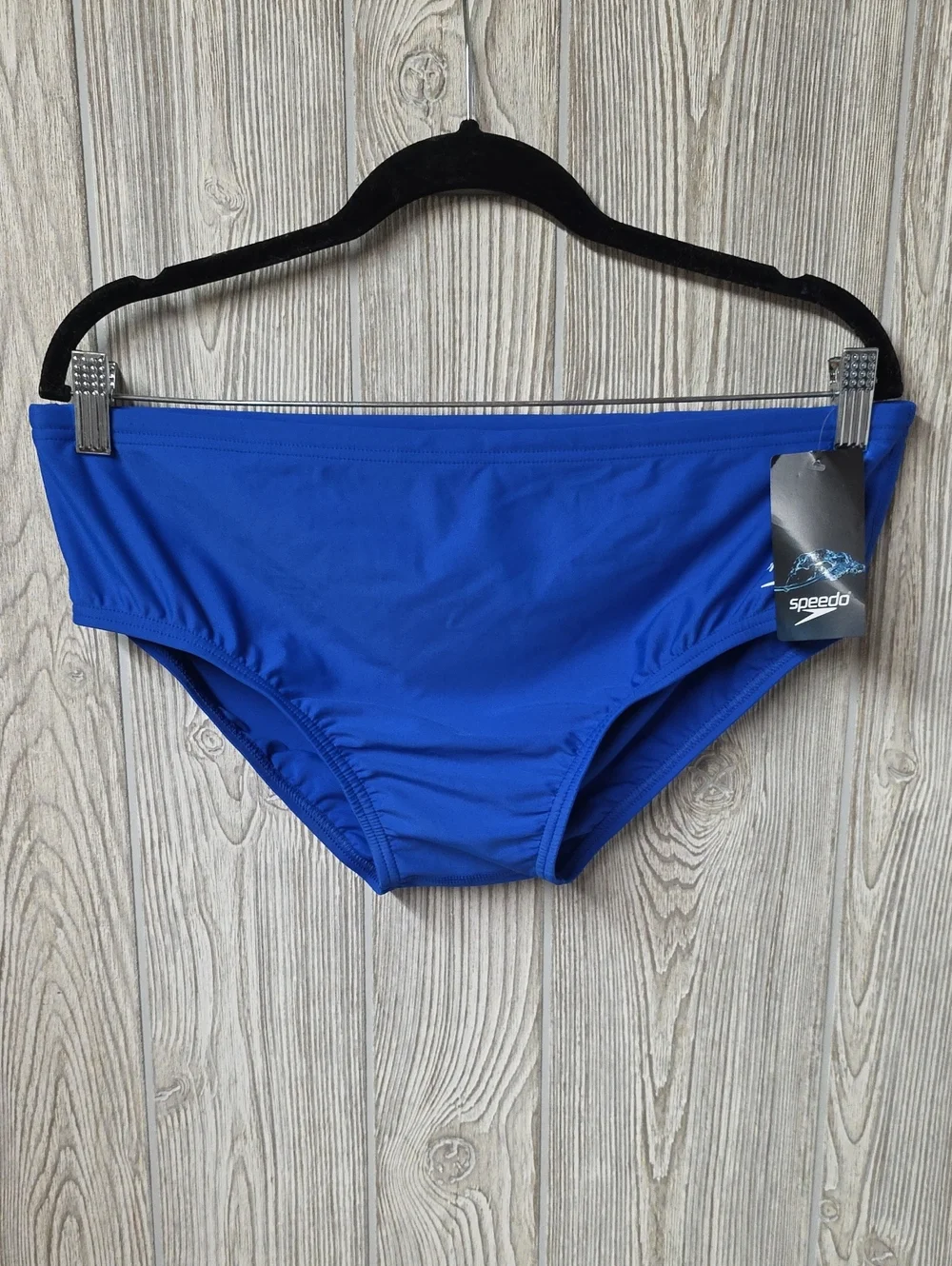 Speedo PowerFlex Eco Core Solid New Saphire Swim Brief Mens Size 40 NWT