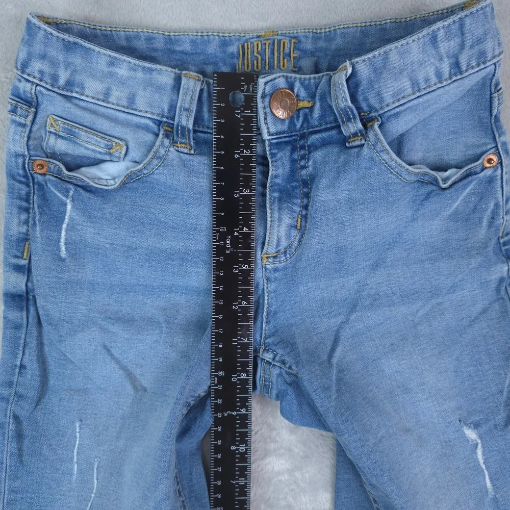 Justice denim shorts