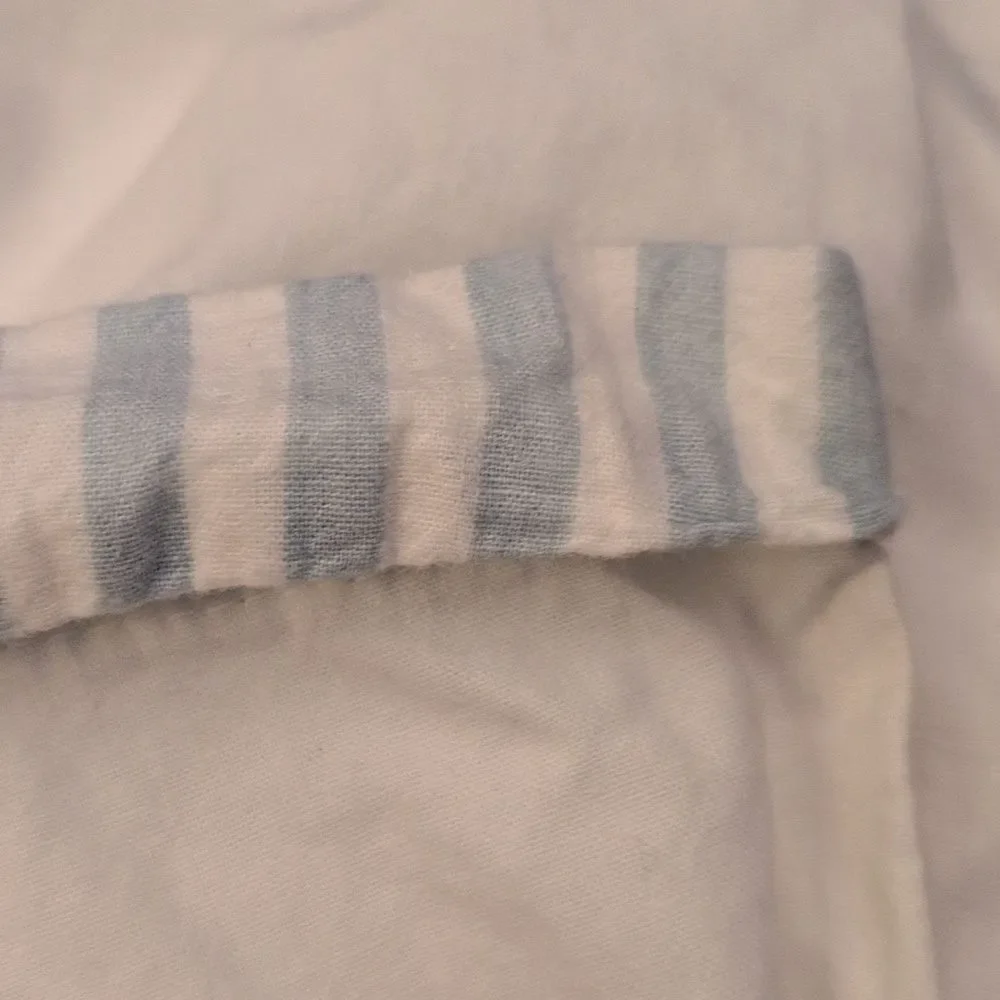 Oshkosh B'gosh Vintage White And Blue Striped Shorts Youth Size‎ 8