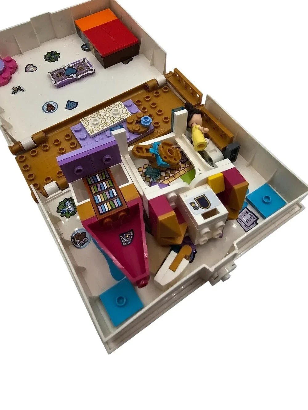 LEGO Disney Ariel, Belle, Cinderella Storybook Adventures 43193 NOT COMPLETE SET