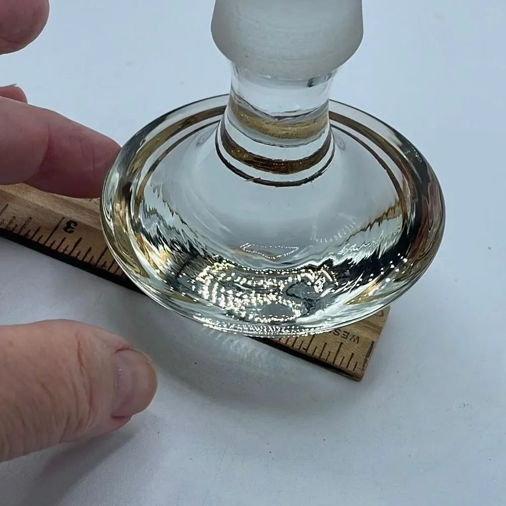 Vintage crystal hand