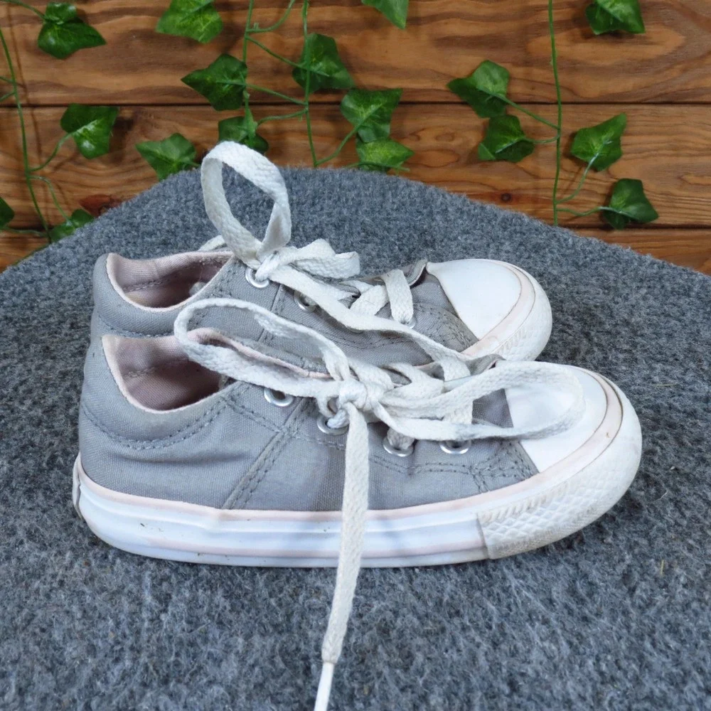 Converse Chuck Taylor All Star Infant Sneaker Size‎ 7 Everyday Wear Gray Canvas