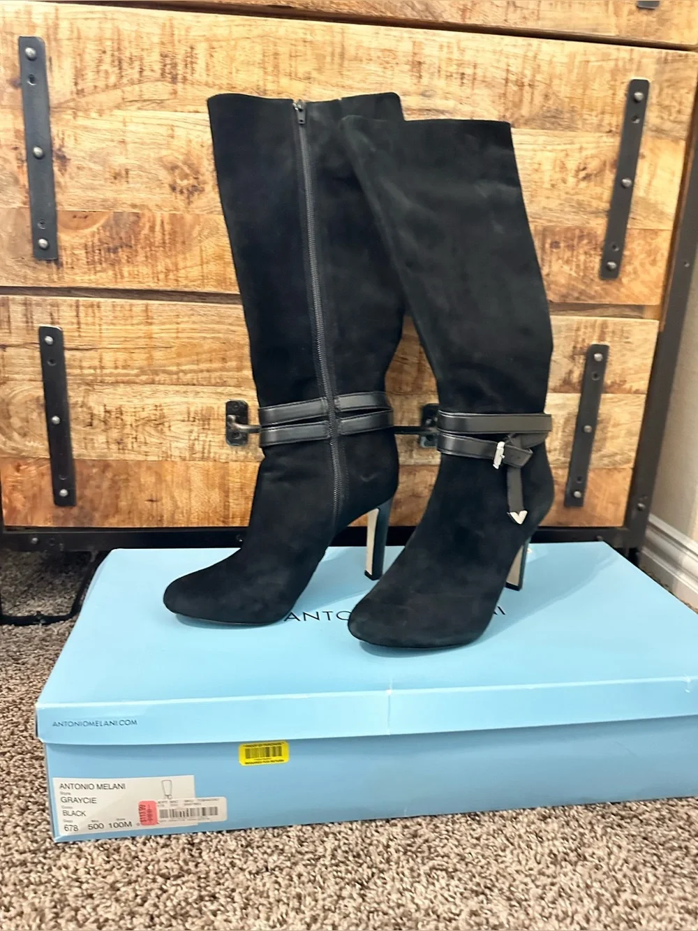 ANTONIO MELANI suede was