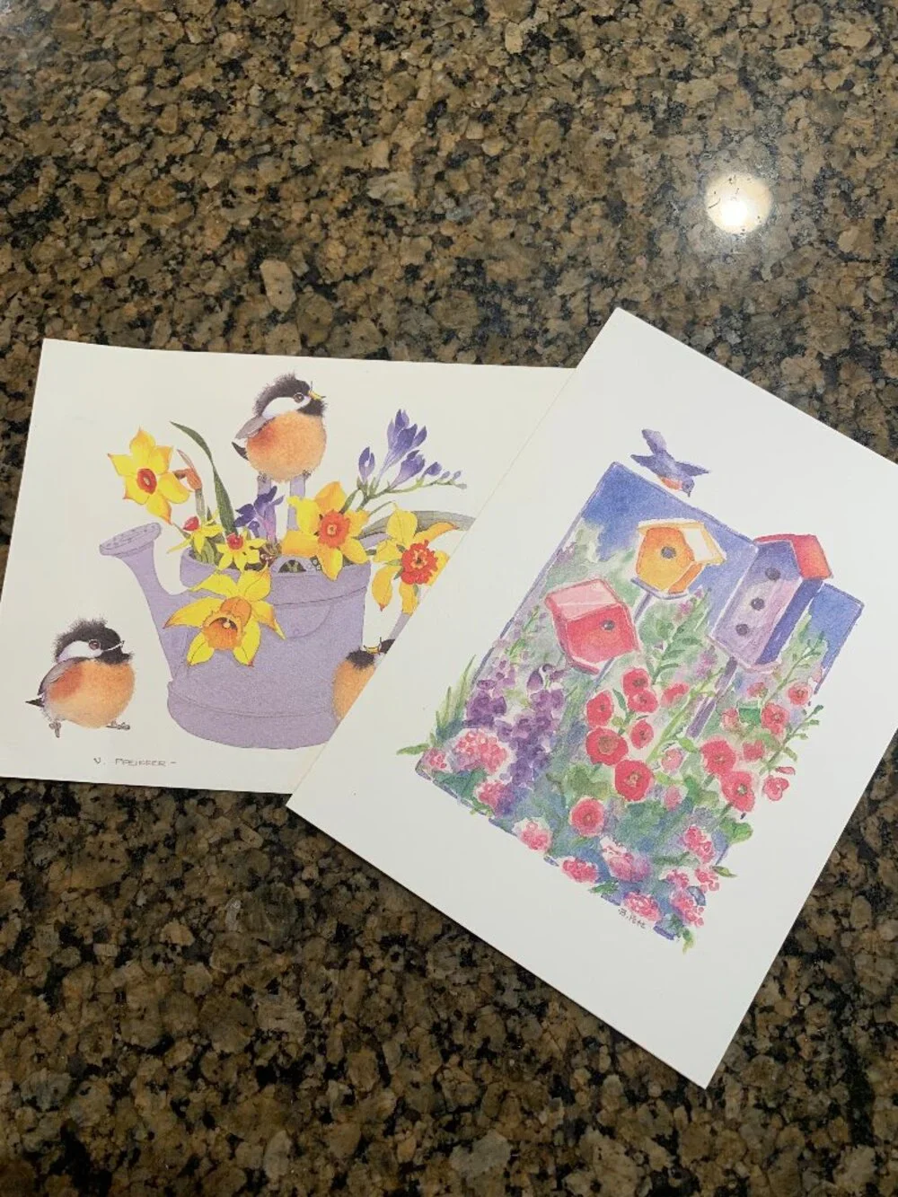 Vintage National Wildlife Federation Cards Lot 2 Valerie Pfeiffer Barbara Pett.