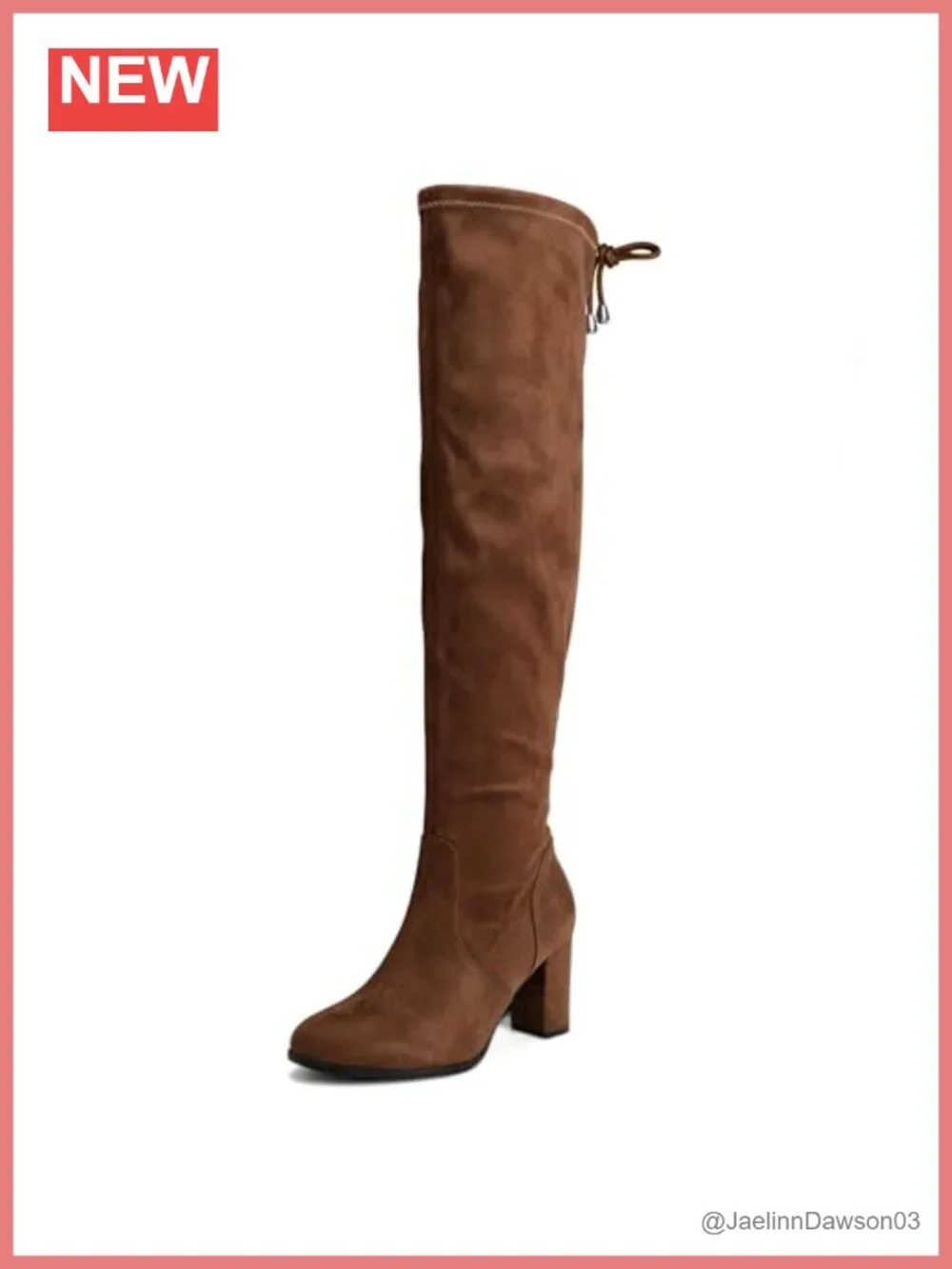 Over-the-Knee Suede Boots - Chunky Heel Thigh-High Autumn Style