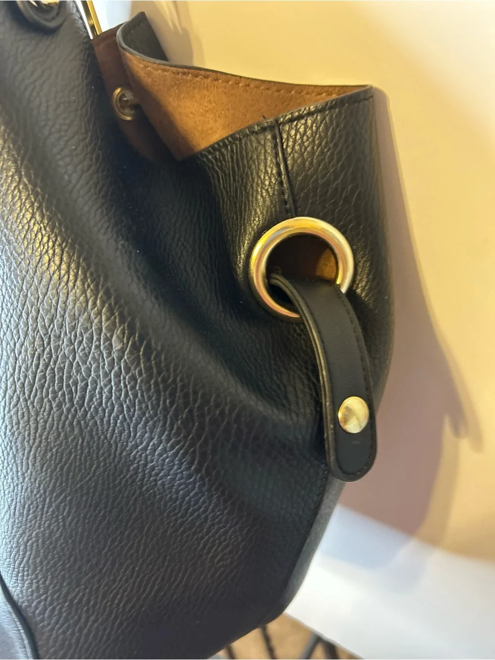 Sondra Roberts pebbled leather
