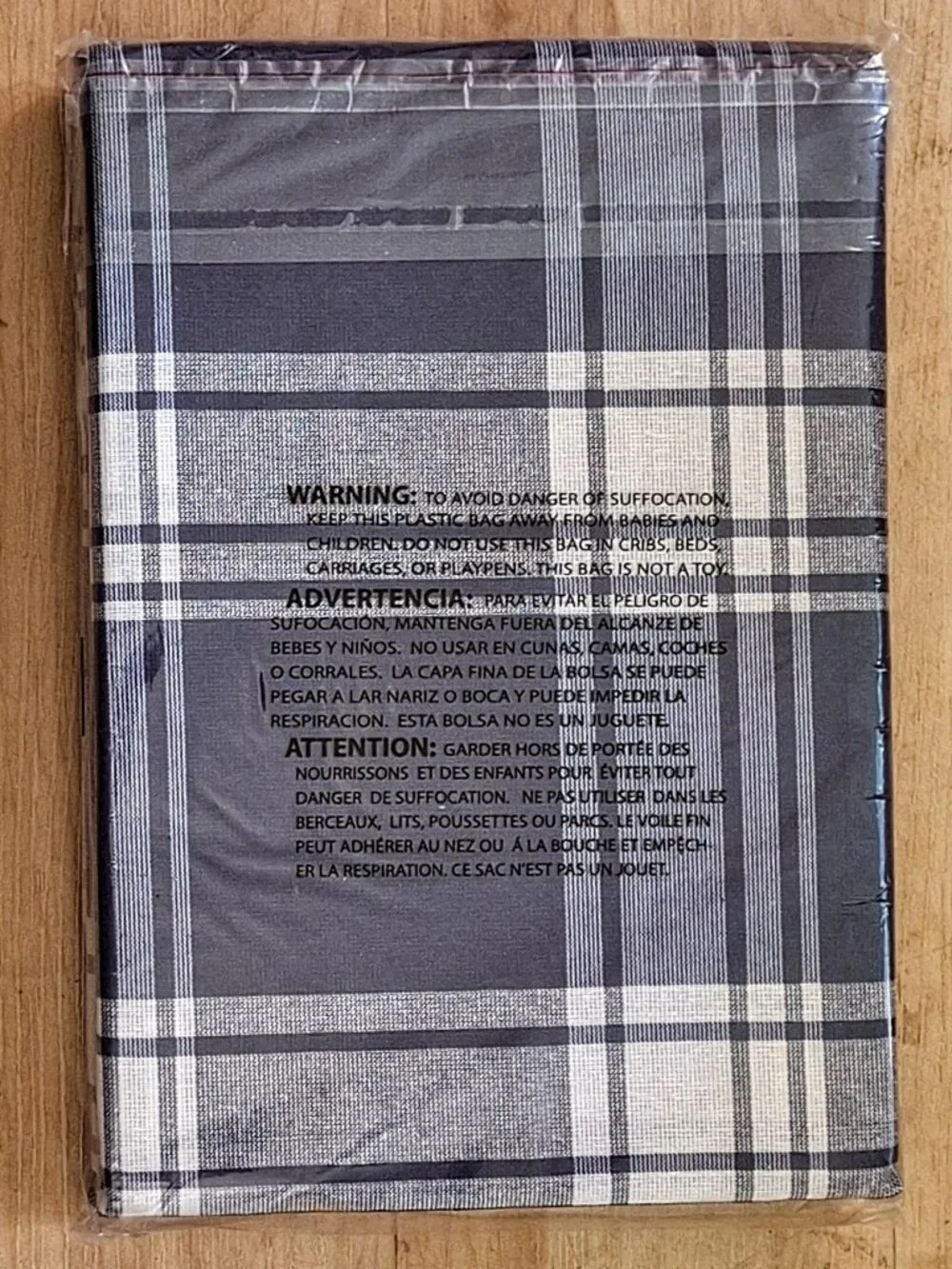 Buffalo Navy/White Checkered Cotton Bend Tablecloth 60x84 NEW