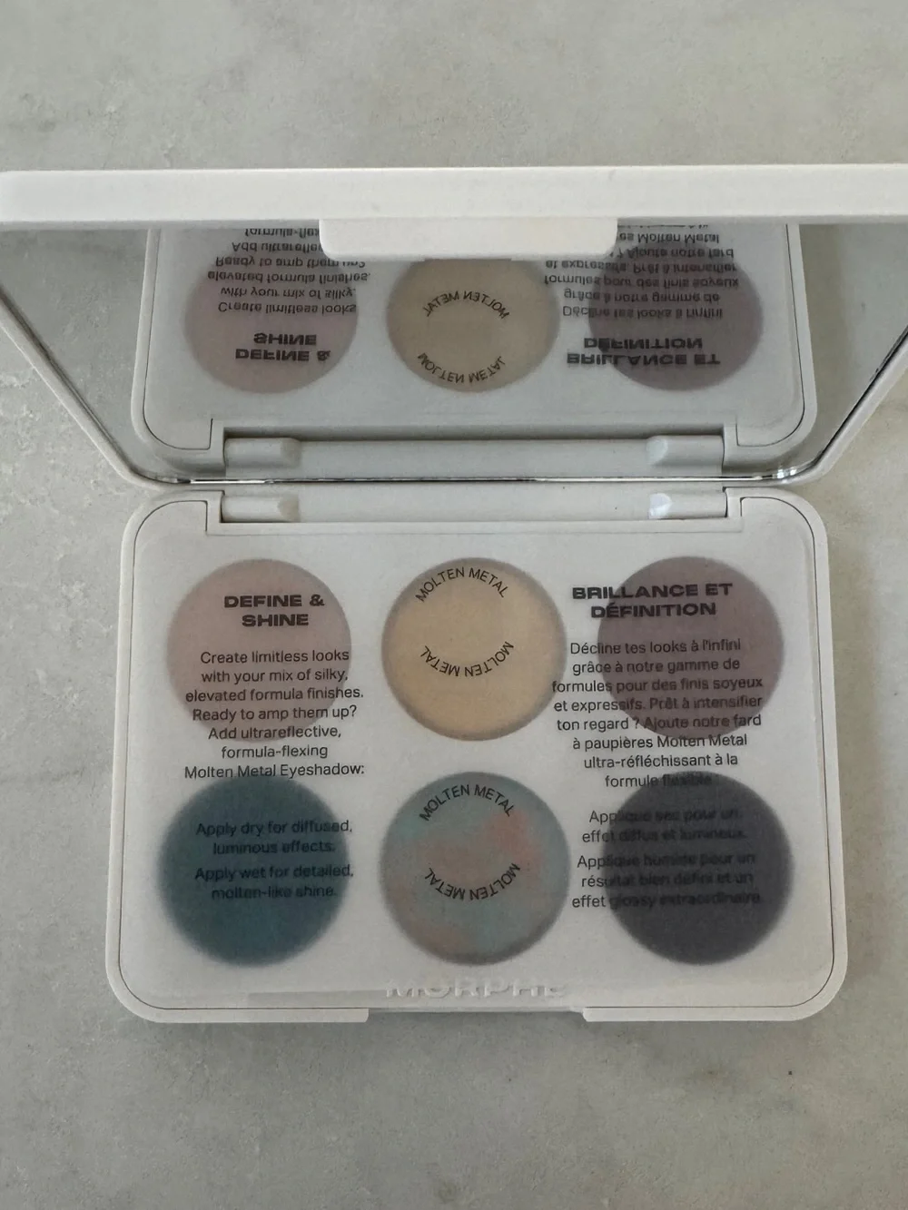MORPHE CHROMAPLUS 6-PAN EYESHADOW PALETTE;—PYTHON CODE