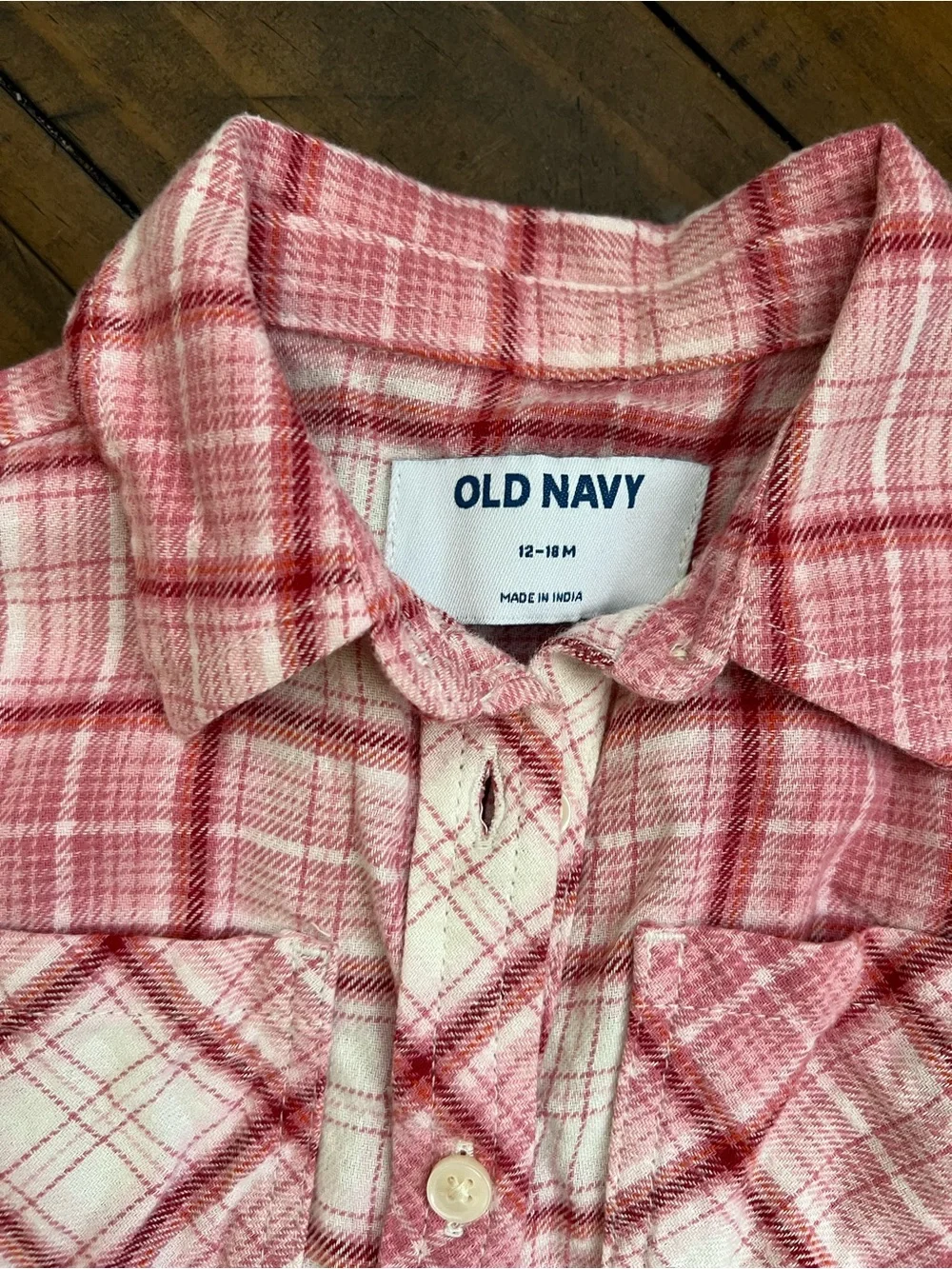 Old Navy white pink